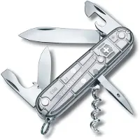 Victorinox Couteau suisse Spartan1.3603.T7B1 avec 12 fonctions Comprend un tire-bouchon et un ouvre-boîte avec un petit tournevis
