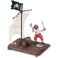 Papo Radeau de bois - H : 19,2 cm - - UneTaille - Figurine de Jeu