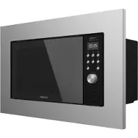 Cecotec Four à micro-ondes encastrable GrandHeat 2000, en acier noir. 700W, intégrable, 20 litres, avec grill