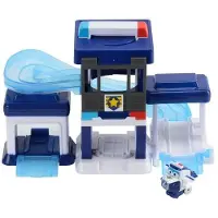 DESTOCK Super Wings Playset 'paul's Police Station' + 1 Figurine 'pop-Transform