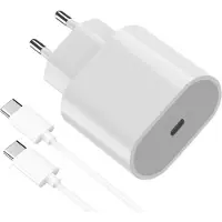 Phonillico Chargeur Rapide 18W + Cable pour Realme 9 5G/8 5G/8i/7i/6i/C35/C25/C17/Q3i 5G/Q2i/V13 5G/V11 5G/V3/Narzo 50A/Narzo 30A