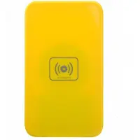 Kabiloo Plateau Chargeur Jaune Sans Fils Norme Qi À Induction Extra-Plat