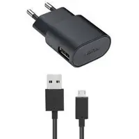 Nokia Chargeur Original Ac - 50e Data Noir Pour Lumia 925 Avec Chargeur Secteur Chargeur De Batterie 1300 Mah Réseau Fast Chargeur Microusb