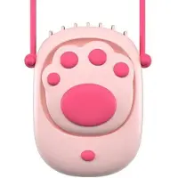 Generique Mini Ventilateur De Cou Portable En Forme De Griffes De Chats, 3 Vitesses De Vent, Suspendu, Mains Libres, Pour L'Extérieur, Offre Spéciale, 50%