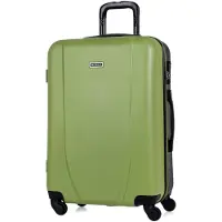 Itaca unisex. 71160-07 Mallette à 4 roulettes Medium 71160 pistache, anthracite -65x44x24cm (OSFA), Casuel, Gris, Vert, ABS/Polycarbonate