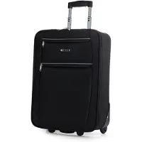Itaca unisex. T71950-01 Mallette de voyage à 2 roues T71950 noir -55x39x18cm (OSFA), Casuel, Polyester