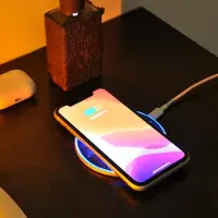Generique Chargeur Sans Fil 15w, Pour Iphone 12 11 Pro Xs Max X, Tampons De Charge Rapide, Pour Samsung Huawei, Cadeaux Pour Amis, Nouveau