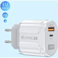 Generique Chargeur Rapide Usb 20w Pd 3.0 Universel, Pour Téléphone Portable, Tablette, Iphone 11, Huawei, Samsung
