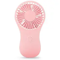 Generique Mini ventilateur de poche Portable Air frais refroidisseur de voyage à main refroidissement Mini ventilateurs alimentés par 3X Aaa batterie rose