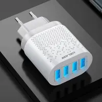 Generique Chargeur Usb 48w Rapide 3.0, Pour Samsung A50 A30, Iphone 7 8, Xiaomi, Téléphone Portable, Tablette, Qc 3.0, Chargeur Mural Rapide, Prises Us/Eu