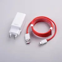 Apple Chargeur Prise Secteur Câble Data Cordon D'alimentation Rouge Charge Rapide 4a Max Usb-A Vers Type-C Original Pour Oneplus One Plus One+ Two 2 Three 3 3t 5 5t 6 6t 7t 8 8t 9 Pro N100 N10 Nord 2 5g