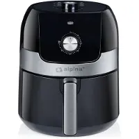Alpina Airfryer 3.5L - Friteuse à air chaud 1-4 personnes - Friteuse à air avec fonction minuterie - température réglable de 80 à 200 degrés - four à air chaud 1400W
