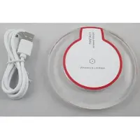 Autre Chargeur Induction Sans Fil Blanc Et Transparent Compatible Iphone