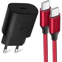 EF Connect Chargeur Rapide Usb-C 25w + Câble Usb-C Nylon 1m Pour Redmi Note 11 Pro 11s Note 12 4g/5g Note 12 Pro -