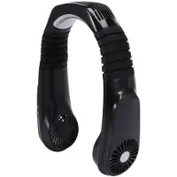 Generique Ventilateur de cou suspendu Portable, petit ventilateur de refroidissement silencieux, Mini ventilateur de climatisation suspendu USB