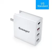 Generique Chargeur Mural Usb Type C Qc 3.0, 48w, Charge Rapide Pour Téléphone Et Voyage, Compatible Avec Iphone Xiaomi