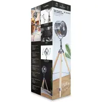 Bigben Interactive Ventilateur au design rétro sur trépied en bois - FANR01S - BIGBEN