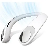 Generique Ventilateur de cou personnel, Mini refroidisseur Portable, mains libres, sans lame, à 3 vitesses, à piles, pour l'extérieur