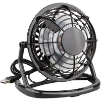 Generique Mini ventilateur Portable Usb, ventilateur de bureau, créatif, silencieux, pour dortoir, 4 pouces, ventilateur rotatif d'urgence, 1 pièce