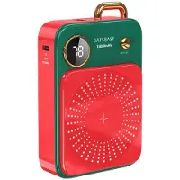 Generique Chargeur sans fil magnétique multifonction 2 en 1, 10000mAh, chargeur rapide pour téléphone Portable, affichage numérique LED