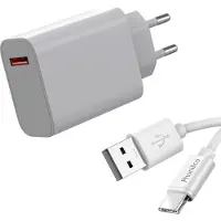 Phonillico Chargeur Rapide 33W + Cable USB USB-C pour Oppo A96/A95/A94/A76/A74/Reno6 Lite/Reno5 Lite/Reno4 Lite/Find X2 Lite