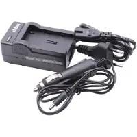 VHBW Chargeur De Batterie Compatible Avec Panasonic Lumix Dmc-Fx100, Dmc-Fx12 Caméra, Dslr, Action-Cam - Chargeur + Adaptateur Allume-Cigare