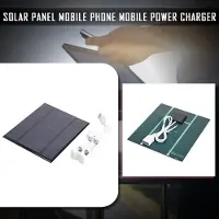 Generique Chargeur À 2 Fentes Pour Batterie Aa Aaa, Pour Téléphone Portable, Puissance Flexible 2.5w, Panneau Solaire 5v