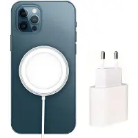Autre Chargeur Sans Fil Pour Iphone 12 Chargeur Magsafe 15w+Pd 20w Adaptateur De Source De Charge Rapide