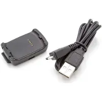 VHBW Station De Charge Usb Compatible Avec Asus Vivo Watch, Vivowatch Montre Connectée - Chargeur Support + Câble, Noir