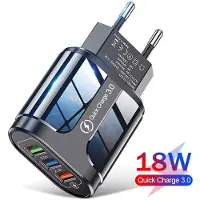 Generique Chargeur rapide USB 3, 3.0 universel, pour téléphone portable, tablette, iphone 11, samsung, huawei