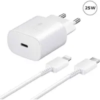 VISIODIRECT Chargeur Rapide 25w Usb-C + Câble Usb-C Vers Lightning Pour Iphone Xr 6.1" Couleur Blanc