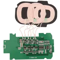 Generique 1pc Chargeur Sans Fil 5w Rapide Qi Standard Charge Universel Bricolage 3 Bobines Pcba Pour Samsung Galaxy S7 S8 Iphone 8 X