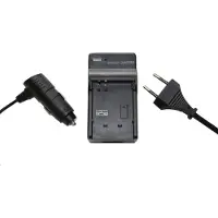 VHBW Chargeur Avec Adaptateur Secteur + Allume-Cigare Pour Batterie Sony Np-Fm50/Fm70/Fm90/Qm51/Qm91 - Nott. Pour Modèles Ccd-Trv93, Ccd-Trv95, Ccd-Trv98