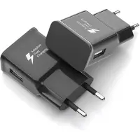 ICI ET MAINTENANT 2 Pack Pr Rapide Chargeur Usb Samsung Galaxy S10 S9 S8 A15 A14 A13 A71 A51 A50 A34 A30 A20 A06 A05 Ep-Ta200 Original Adaptive Fast Charging Adaptateur Bloc Secteur Mural (No Cable)[X3296]