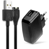 Huismerk Chargeur + Câble Usb System Connector Pour Montre Connectée Garmin Fenix 7, 6 Pro 6x, Vivoactive 4 Adaptateur Secteur 1a Câble Charge Rapide Smartwatch 1m Gps Sport Fitness