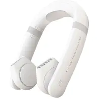 Generique Ventilateur de cou, Portable, suspendu, sans feuilles, pour le sport, Rechargeable par USB
