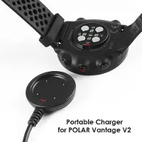 Generique Chargeur USB sans fil pour montre connectée POLAR Vantage V2/GRIT X/Ignite/Vantage V/Vantage M, câble de chargement
