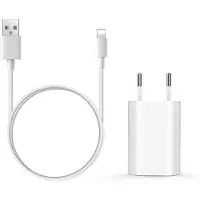 123 Chargeurs Et Câbles Phone 1mchargeur Secteur Blanc 5w Et Câbles Charger Usb 1m (2pack) [132].