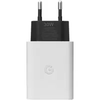 Google Chargeur Secteur Usb-C Power Delivery 30w Prise Eu Compact Original Blanc