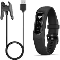 Generique Pince De Chargement En Plastique Pour Montre Intelligente, 1m, Câble De Données Et De Chargeur Usb Pour Garmin Vivosmart 4 Watch 4