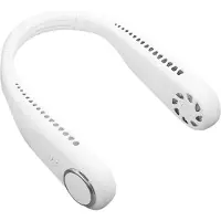 Generique Ventilateur de cou Portable, ventilateur de cou pliable mains libres sans lame, ventilateur de cou rafraîchissant Portable, parfait pour les voyages, le sport
