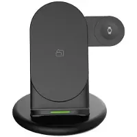 Generique Chargeur Sans Fil Rapide Qi 3 En 1, Pour Iphone Samsung Galaxy Watch Samsung Galaxy Buds + Dock