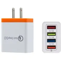 Generique Chargeur Usb Rapide 3.0 Universel, Pour Téléphone Portable, Tablette, Iphone 11, Samsung, Huawei, Nouveau