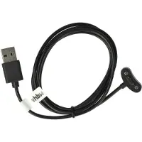 VHBW Câble De Charge Usb Compatible Avec Mobvoi Ticwatch Pro 3 Ultra, Pro X Smartwatch, Montre De Fitness - Station De Charge, Noir, 100 Cm