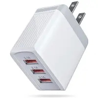Generique Chargeur Usb Rapide Us/Eu 3.0 Universel, Prise Murale, Pour Téléphone Portable, Tablette, Iphone, Samsung, Huawei