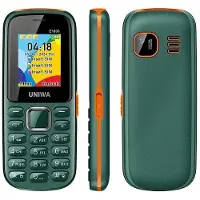 YONIS Téléphone Portable Senior 1.77 Pouces Triple SIM 2G LED Torche Noir Vert