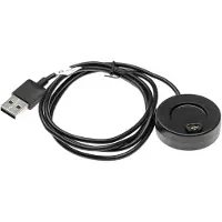 VHBW Câble Usb Compatible Avec Garmin Quatix 5, 5 Saphir Smartwatch, Montre De Fitness - Station De Charge, Noir, 100 Cm