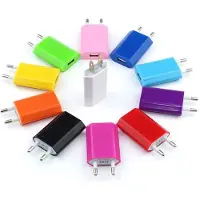 OEM Adaptateur Usb Prise Murale Pour Wiko View 3 Secteur 1 Port Courant Ac Chargeur Blanc (5v-1a) Universel - Rose Pale