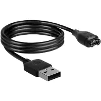 GDFHDHDFHDF Câble Usb Compatible Avec Garmin Vivoactive 3, 4 / Vivosport/Venu 2, 2s, Sq/Fenix 5, 6, 7s, 7x Câble Rechange Pour Chargement Smart Watch Chargeur Fitness Tracker Montre Connectée Noir