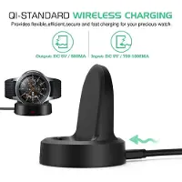 Generique Portable Rapide Sans Fil De Charge D'alimentation Chargeur Source Pour Samsung Galaxy Montre _Zhe1547